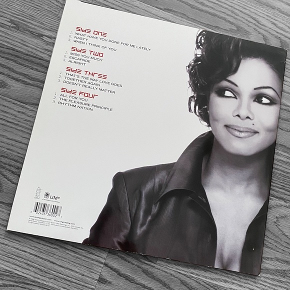 JANET JACKSON DOUBLE LP NUMBER ONES - Picture 3 of 3